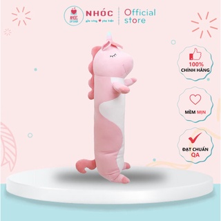 Gối ôm kỳ lân cánh bảy màu lông mịn nằm TC - NHÓC