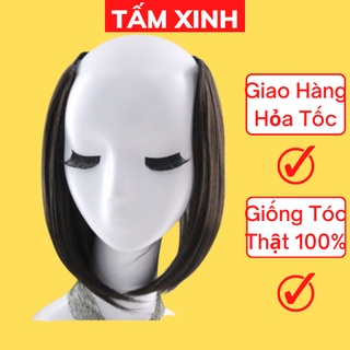 Tóc giả 2 Kẹp phím phồng chân tóc 2 bên