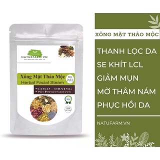 Thảo dược xông mặt TNK nguyên chất organic 100gr - Sáng da, giảm mụn, thanh lọc da, se khít Lcl