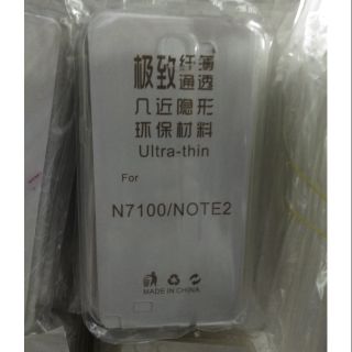 ốp dẻo galaxy note 2 trong suốt , bộ 3 ốp