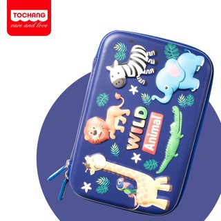 Hộp Đựng Bút Cỡ Lớn Họa Tiết Hoạt Hình In Nổi 3D Siêu Nhẹ, Chống Thấm Nước Cho Bé