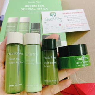 BỘ DƯỠNG DA MINI TRÀ XANH INNISFREE GREEN TEA SPECIAL KIT EX