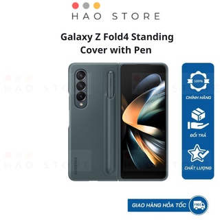 Ốp lưng kèm S Pen Samsung Galaxy Z Fold 4 Standing Cover With Pen - Hàng chính hãng