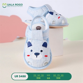 Dép tập đi Uala Rogo hình cún con cao su chống trượt cho bé dưới 3 tuổi UR5488 đủ màu - Bu Bình Dương - Mebistore