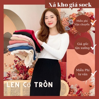 Áo len cổ tròn giữ nhiệt cho nữ 1485  IMES SHOP