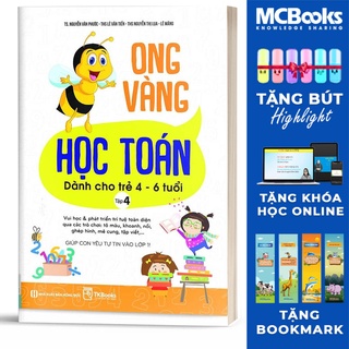 Sách - Ong Vàng Học Toán Dành Cho Trẻ 4-6 tuổi tập 4