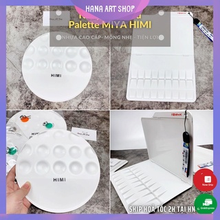 Khay pha màu - Palette pha màu bằng nhựa MIYA HIMI
