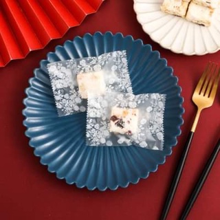 Túi cookie Hoa hồng trắng - 7*10 cm - 100 túi