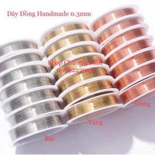 1 Lốc 10 Cuộn Dây Kẽm Đồng Làm Trang Sức Handmade Giá Sỉ