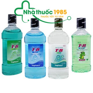 Nước súc miệng sát khuẩn họng, thơm miệng phòng ngừa đau họng sâu răng TB Traphaco