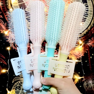 Lược cuốn tóc nửa mặt đầu gấu đáng iu, lược cuốn tóc hỗ trợ chải tóc rối