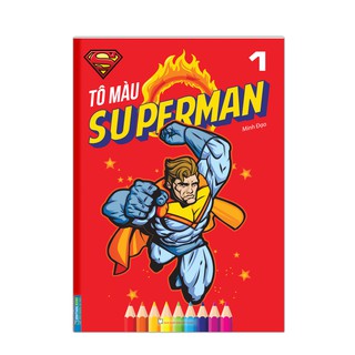 Sách - Tô màu SUPERMAN tập 1