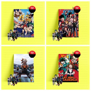 (50 mẫu) Tấm Postcard giấy 260gsm cao cấp HỌC VIỆN ANH HÙNG MY HERO ACADEMIA anime chibi ảnh đẹp nhiều mẫu