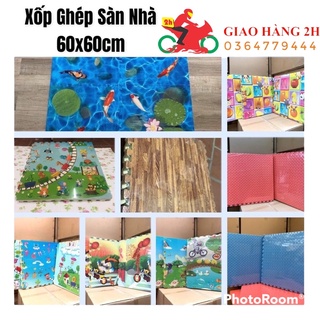 Xốp Ghép Sàn Nhà cực đẹp. Sét 4 Tấm