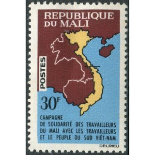 Tem sưu tập Tem Cộng Hòa Mali 1964 Việt Nam trên Tem Thế Giới