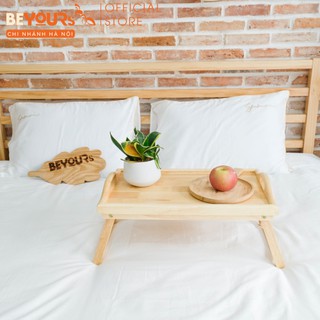 Bàn Ăn Mini Gỗ BEYOURs Bed Tray Chân Gập Đa Năng Nội Thất Kiểu Hàn