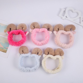 Băng đô nơ vải nhung 3D,băng đô tai cừu cute