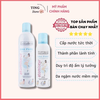 Xịt khoáng Evoluderm Pháp  cấp nước làm dịu da loại 150ml/400ml