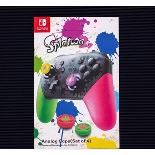 Combo 4 Núm bọc Splatoon cho cần Analog tay cầm Pro Controller - máy game Nintendo Switch V1-V2 / LITE / OLED
