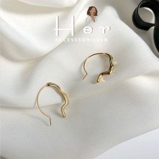 Bông tai nữ cổ điển " The Face" độc đáo cá tính Her Aceessories | H19