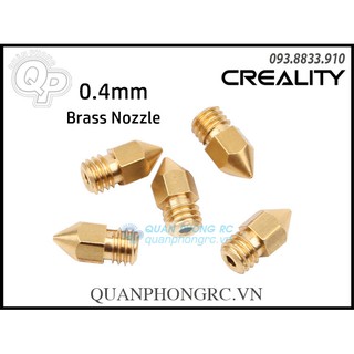 Đầu Đùn Nhựa Creality Máy In 3D 1.75mm - 0.4mm Brass Printer Nozzle (1 Cái)