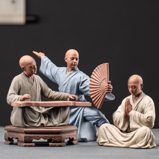 Bộ tượng- Đánh đàn, Thiền và Múa võ
