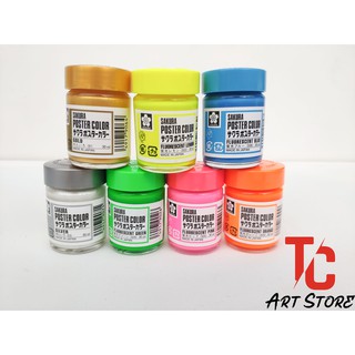 MÀU POSTER SAKURA ĐỦ MÀU 30ml