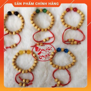 VÒNG DÂU TẰM MIX 2 HẠT NGỌC THEO MỆNH