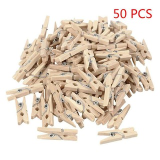 Set 10-50 Kẹp Ảnh Gỗ Thông Size 3.5*0.7 Cm Kẹp Ảnh Kẹp Giấy Decor Trang Trí Phòng Ngủ Picture Paper Clips