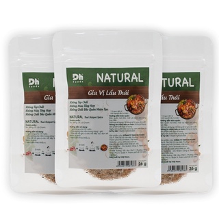 [ COMBO 3 GÓI] NATURAL Gia Vị Lẩu Thái 26gr Dh Foods đặc biệt kích thích cơn thèm ăn và có thể kết hợp hoàn hảo