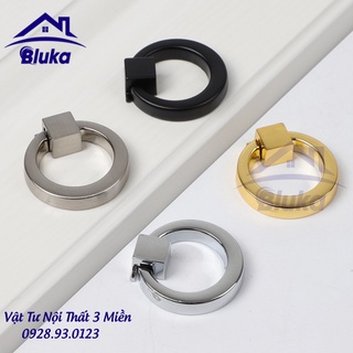 Tay Nắm Tủ Bếp 6091 Tủ Áo Ngăn Kéo thay thế cửa tủ hình tròn phong cách châu âu cao cấp