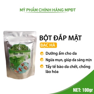 Mặt nạ mask bạc hà giúp trắng da, loại bỏ sắc tố, chống lão hóa, loại bỏ nếp nhăn
