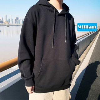 [FREESHIP_50K] Áo hoodie nỉ bông nam nữ form rộng giữ ấm mùa lạnh William - TH206