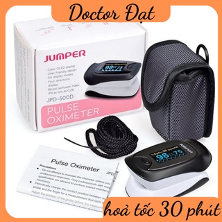 Máy đo SpO2 , nhịp tim kẹp ngón ,Máy đo nồng độ oxy trong máu Spo2 Jumper JPD 500D