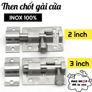 Bản lề then chốt gài cửa INOX 100%