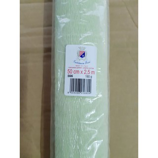 Giấy nhún ý 180gr 566 màu xanh bơ - 1 cuộn