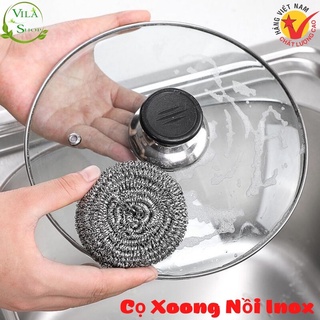 Búi Rửa Chén Bát, Miếng Cọ Xoong Inox, Búi Lưới Vệ Sinh Xoong, Nồi, Chén Bát