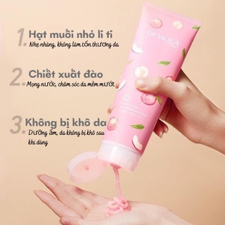 Muối tắm tẩy tế bào chết giảm vết thâm hương đào Bioaqua