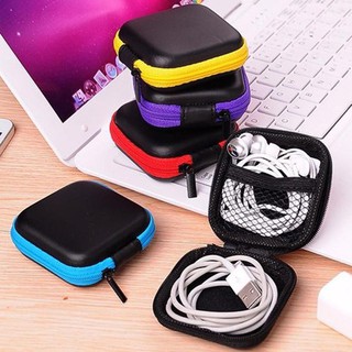 Bao Đựng Tai Nghe Hình Vuông H2T (Giao Màu Ngẫu Nhiên)