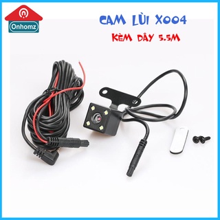 ⚡️FREESHIP⚡️Camera lùi lắp cho camera hành trình, loại 4 led, jack 2.5, 5 chân, dây tín hiệu dài 5m