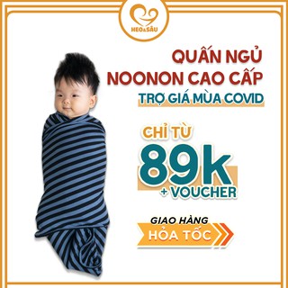 Quấn Chũn 𝑭𝑹𝑬𝑬𝑺𝑯𝑰𝑷 Quấn Hè Thu Đông NOONON Giúp Bé Ngủ Ngon - Khăn Quấn Em Bé QC01