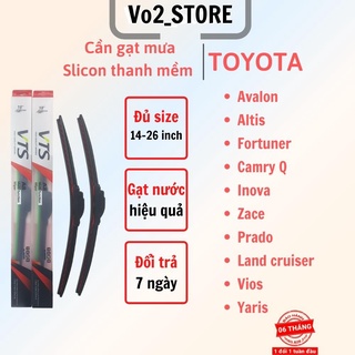 Cần gạt mưa dùng cho xe Toyota Innova Đời trước - Đến 2017. Yaris Đời 2012-2016 (Và các dòng xe khác) - vo2_store