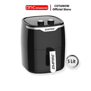 Nồi Chiên Không Dầu 5 Lít Empire E5CS1400 1400W, Bảo Hành 12 Tháng, Công Nghệ Đảo Lưu Khí Nóng - COTANOW