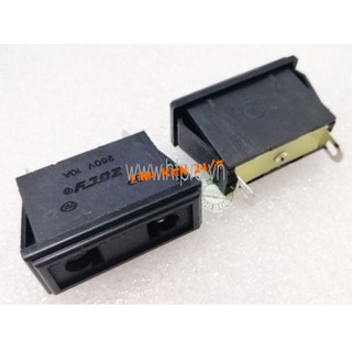 Jack Cắm Nguồn 2 Chân AC 250V-10A Chân Hàn