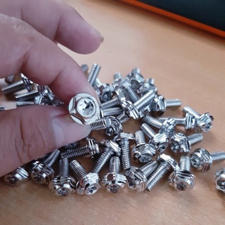 Ốc salaya 6li bao đẹp nha anh em ơi đủ màu nha anh em ợi inox 304 bao sét nha anh em