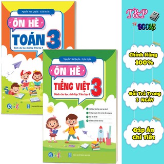 [Mã BMLTA50 giảm 50K đơn 150K] Sách - Combo Ôn Hè Toán và Tiếng Việt 3 - Dành cho học sinh lớp 3 lên lớp 4 (2 cuốn)