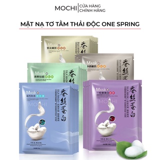 Mặt Nạ Tơ Tằm Thải Độc Dưỡng Trắng Da l Giảm Mụn Dầu l Cấp Ẩm Silk Mask Giấy Đắp Mặt One Spring Nội Địa Trung MOCHI SHOP