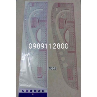 Thước cong vẽ cắt may TC02