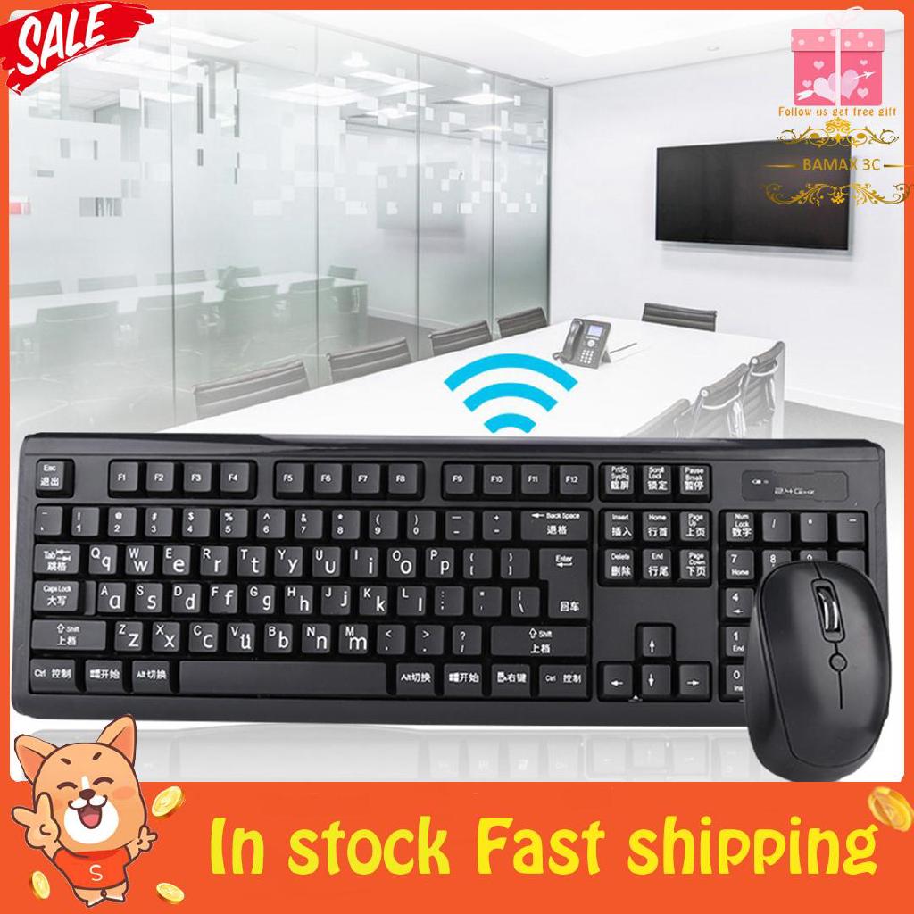 Set chuột + bàn phím không dây Sunrose WT90 chơi game trên laptop