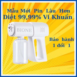 Súng phun khử khuẩn Nano K5 Máy Xịt Khử Khuẩn Không Khí Cầm Tay Máy Diệt Khuẩn Nano Thế Hệ Mới